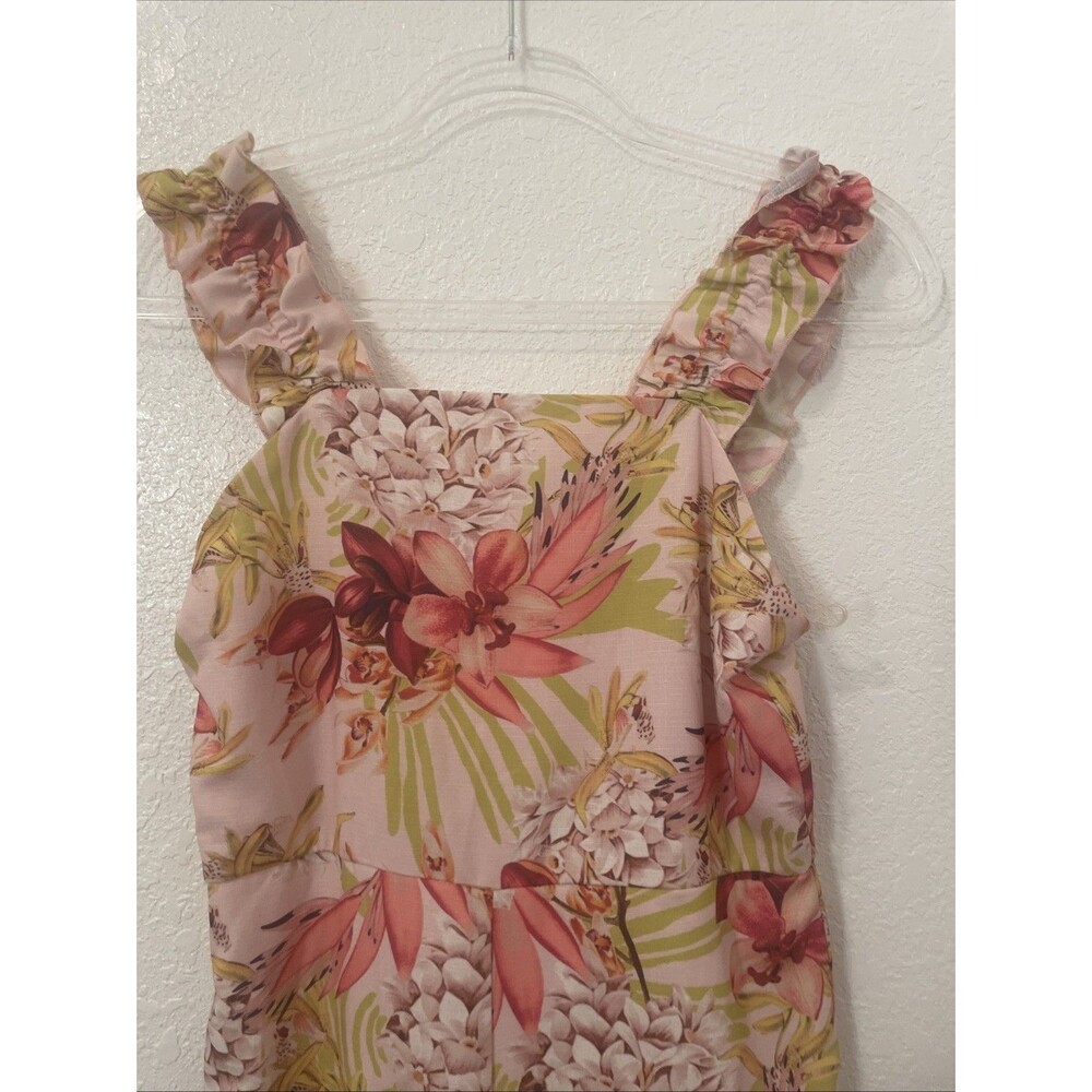 GB Girls Pink Romper Sz 14 Easter Summer Spring One Piece Floral Classic